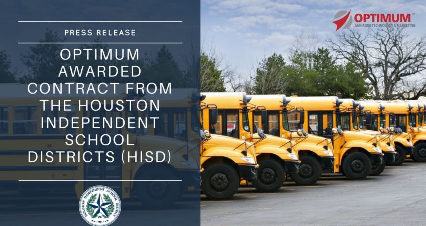 Optimum awarded contract with HISD
