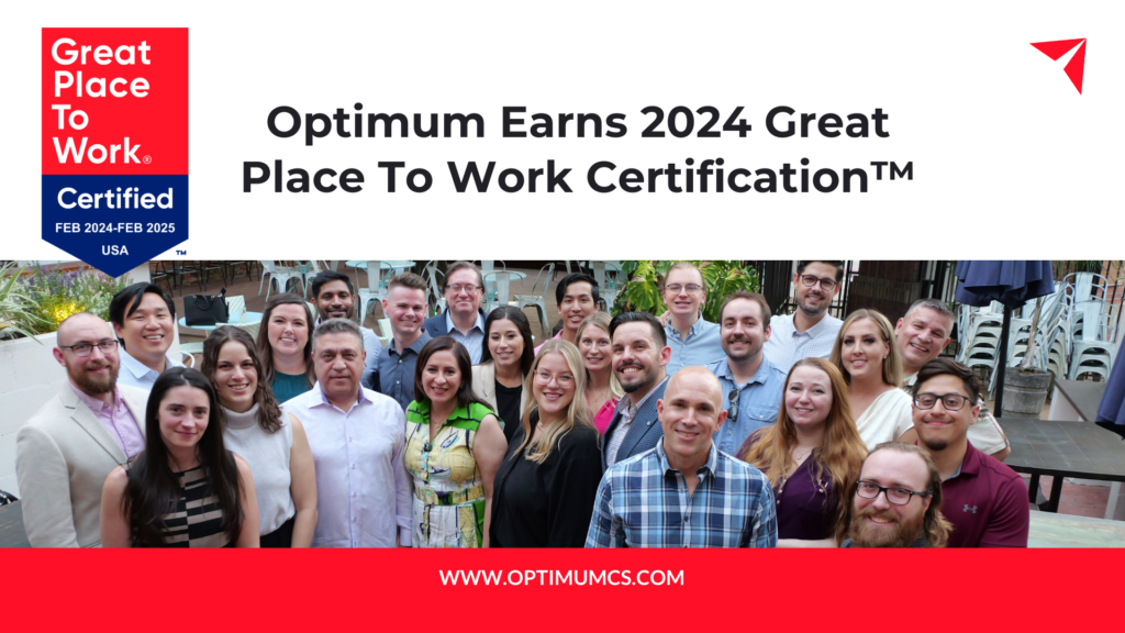 Optimum Earns 2024 Great Place To Work Certification™
