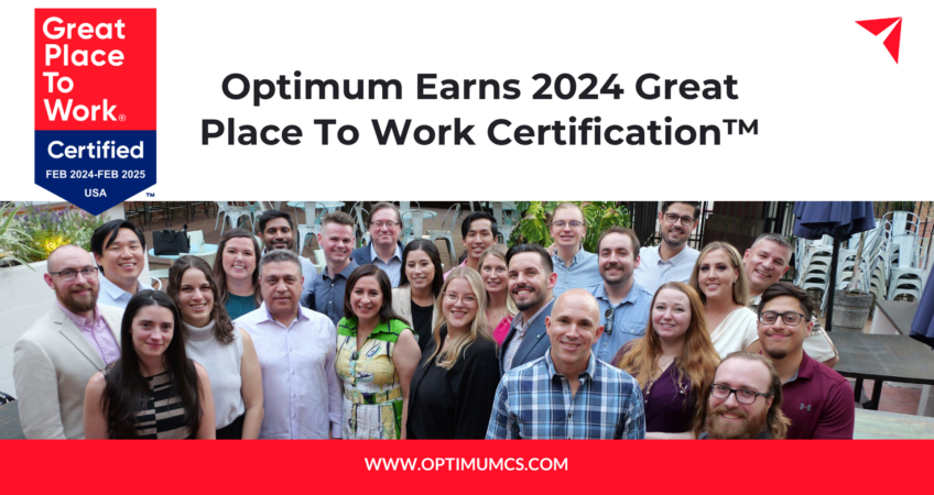Optimum Earns 2024 Great Place To Work Certification™