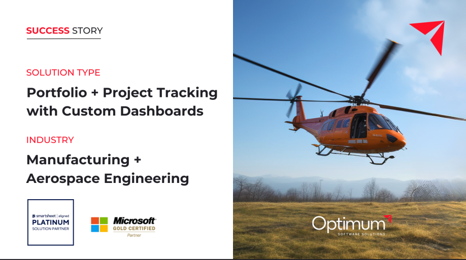 Scaling Project Processes and Enhancing Visibility for Multinational Conglomerate Using Custom Project and Portfolio Dashboards