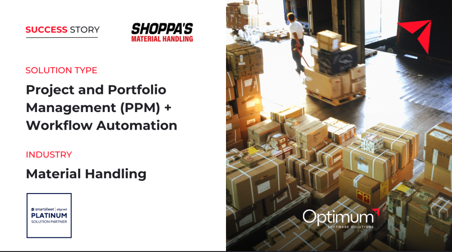 Shoppa’s works with Optimum to adopt Smartsheet for Project & Portfolio Management (PPM),