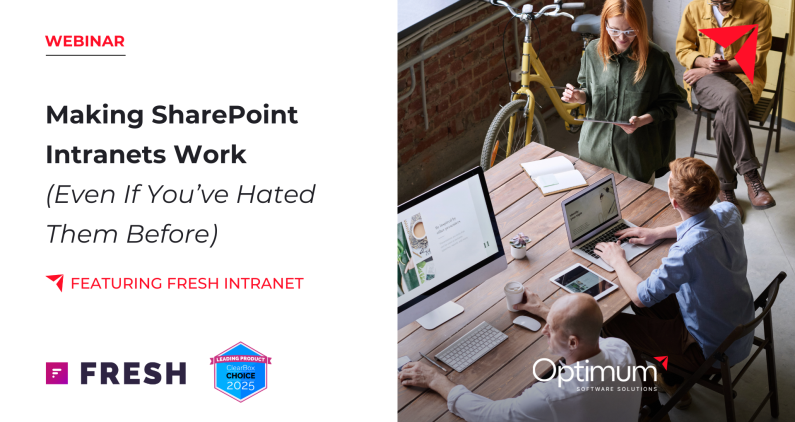 Webinar Making SharePoint Intranets Work with Fresh