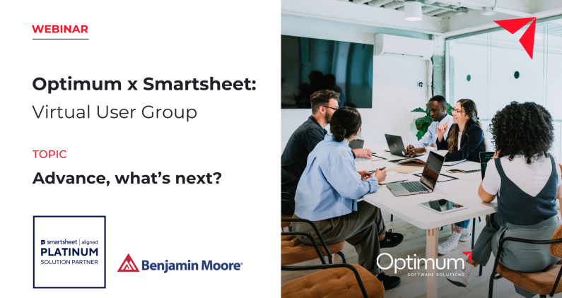 Webinar Smartsheet Virtual User Group Advance, what’s next