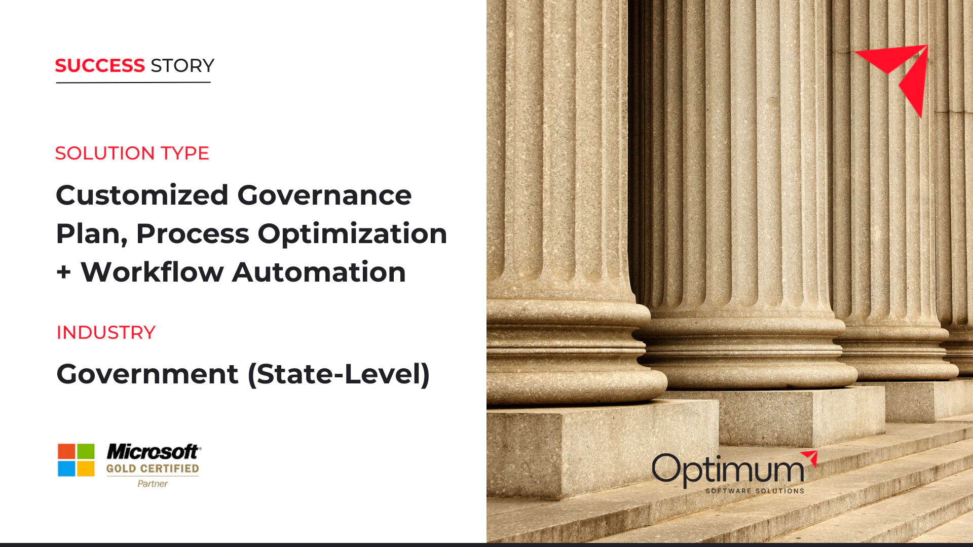 State agency engages Optimum to develop their Office 365 and SharePoint Governance Plan and Framework